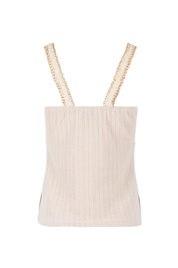 Blusa - 554052 - BEI - Reina Diaz