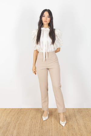 Blusa - 554067 - BEI - Reina Diaz