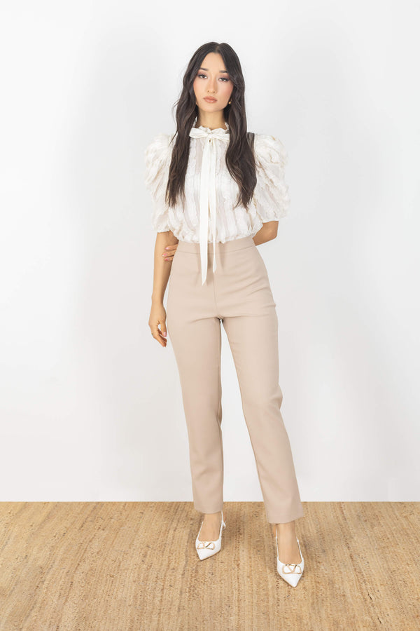 Blusa - 554067 - BEI - Reina Diaz