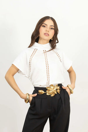 Blusa - 554114 - IVO - Reina Diaz