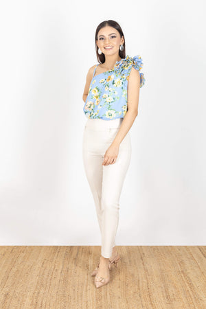 Blusa - 554117 - AZU - Reina Diaz