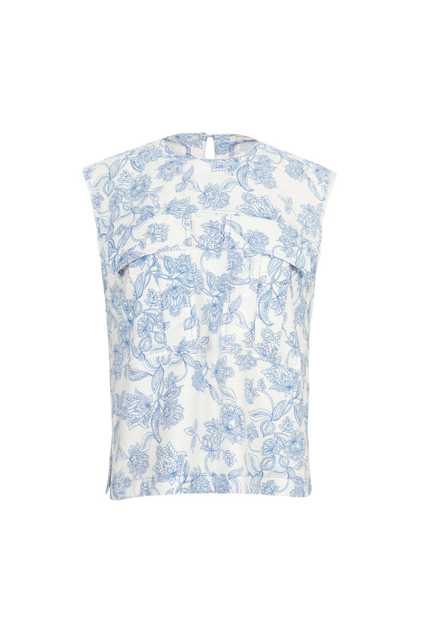 Blusa - 752626 - AZU - Reina Diaz