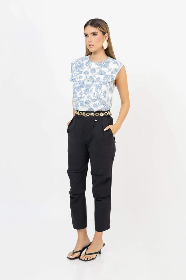 Blusa - 752626 - AZU - Reina Diaz