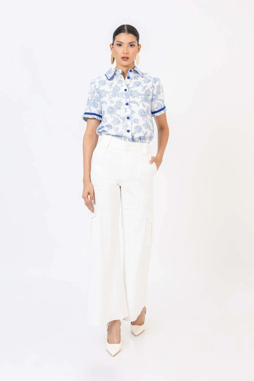 Blusa - 752764 - AZU - Reina Diaz