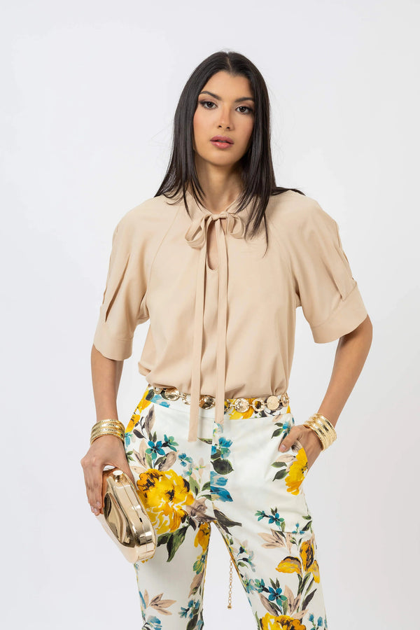 Blusa - 752769 - BEI - Reina Diaz