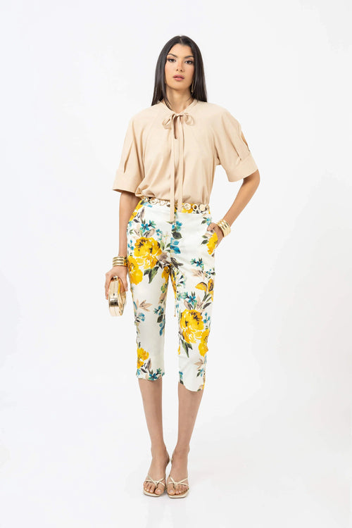 Blusa - 752769 - BEI - Reina Diaz