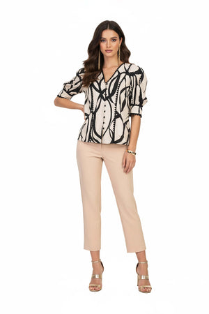 Blusa - 752770 - BEI - Reina Diaz