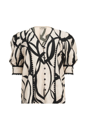 Blusa - 752770 - BEI - Reina Diaz