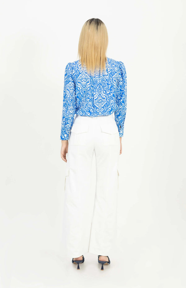 Blusa - 752787 - AZU - Reina Diaz