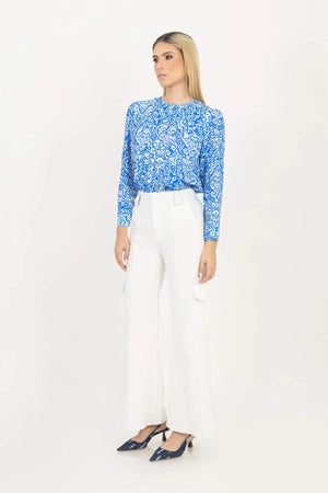 Blusa - 752787 - AZU - Reina Diaz