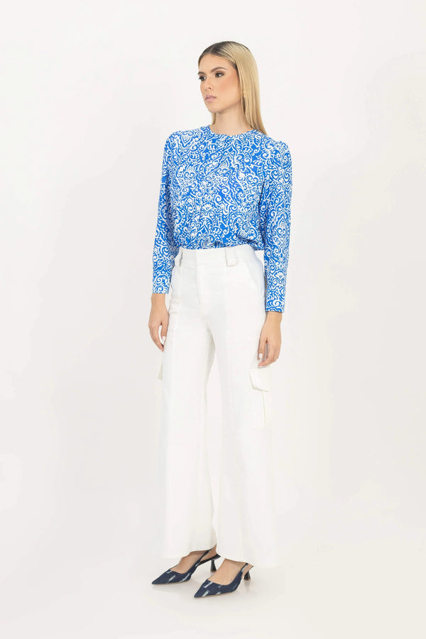 Blusa - 752787 - AZU - Reina Diaz