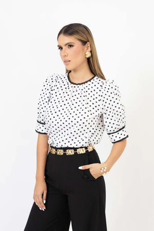 Blusa - 752788 - BCO - Reina Diaz