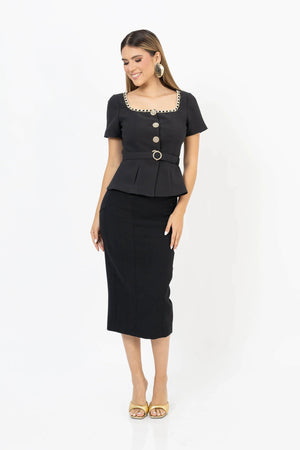 Falda - 541315 - NEG - Reina Diaz