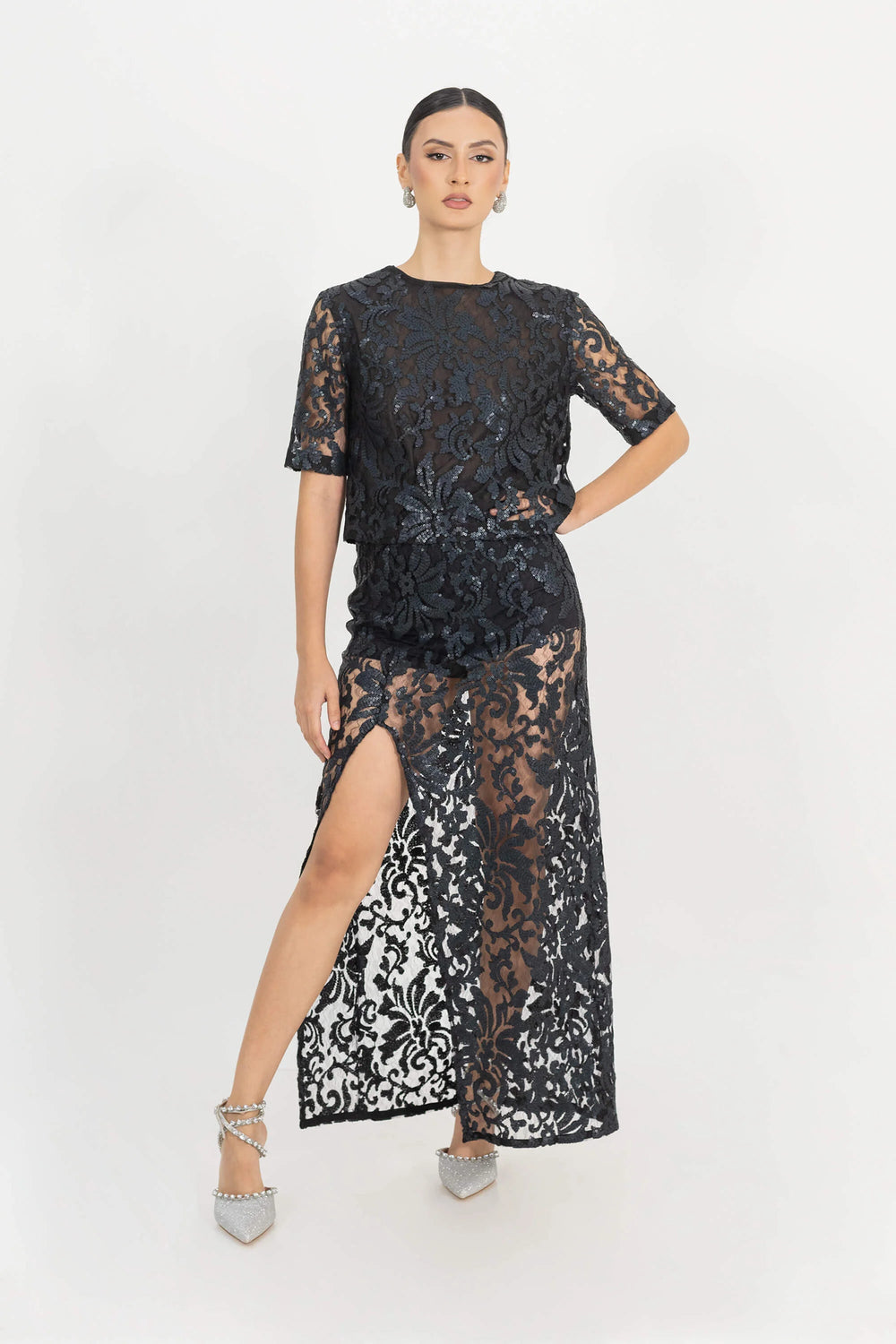 Falda - 541343 - NEG - Reina Diaz