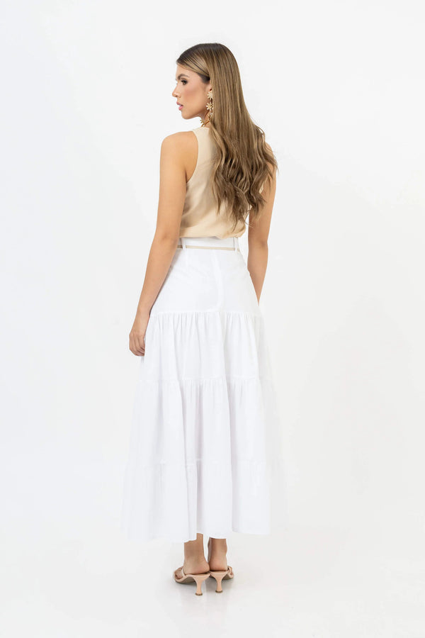 Falda - 740889 - BCO - Reina Diaz