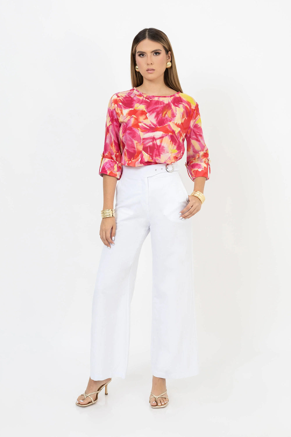 Pantalón - 532042 - BCO - Reina Diaz