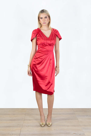 Vestido - 525270 - ROJ - Reina Diaz