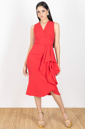 Vestido - 525954 - ROJ - Reina Diaz