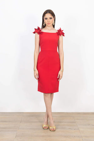 Vestido - 526027 - ROJ - Reina Diaz