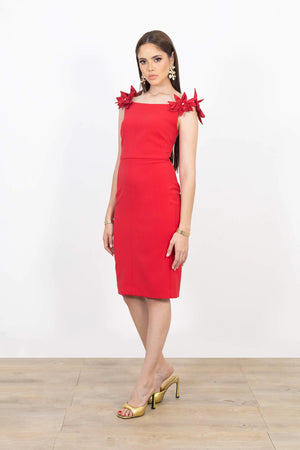 Vestido - 526027 - ROJ - Reina Diaz