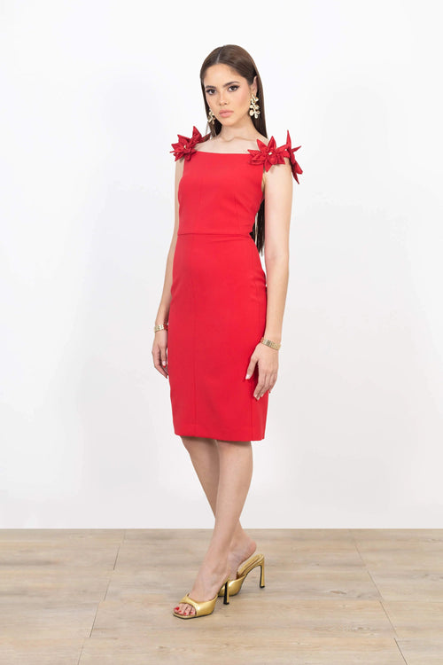 Vestido - 526027 - ROJ - Reina Diaz