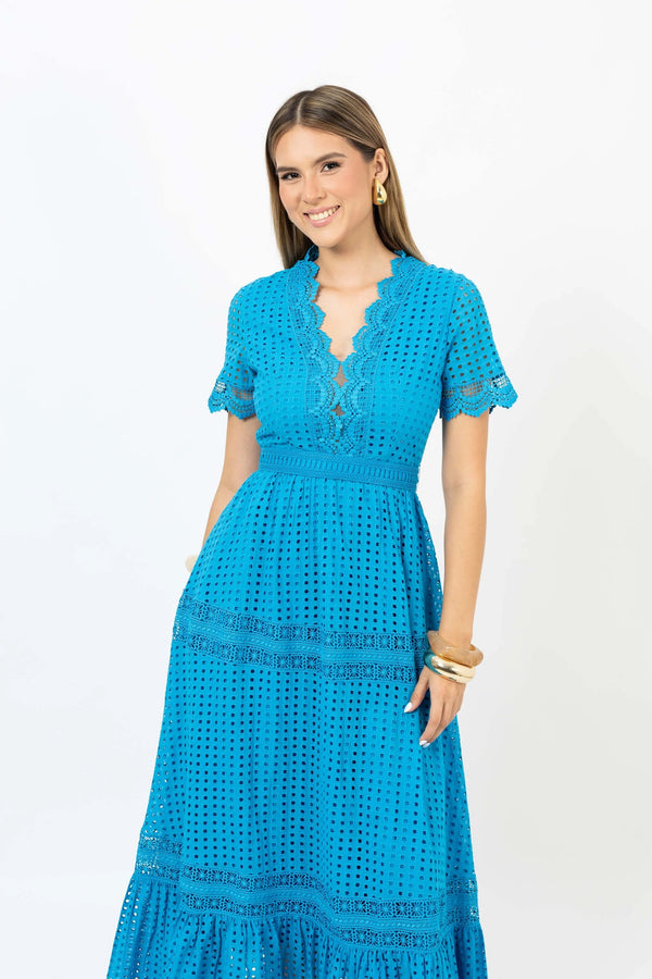 Vestido - 526129 - AZU - Reina Diaz