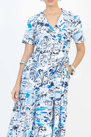 Vestido - 722700 - AZU - Reina Diaz