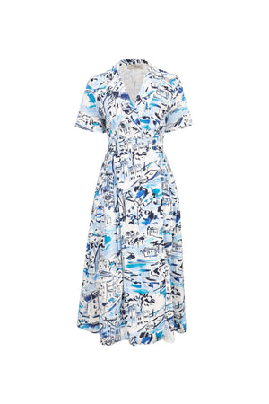 Vestido - 722700 - AZU - Reina Diaz