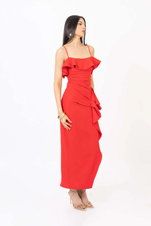 Vestido - 722790 - ROJ - Reina Diaz