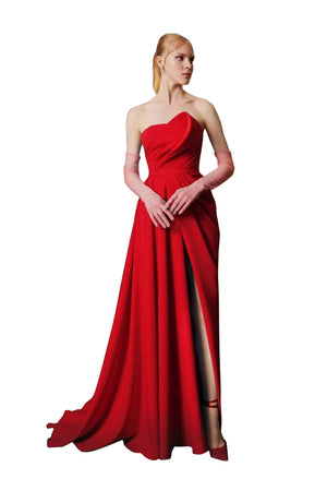 Vestido - F421333 - ROJ - Reina Diaz