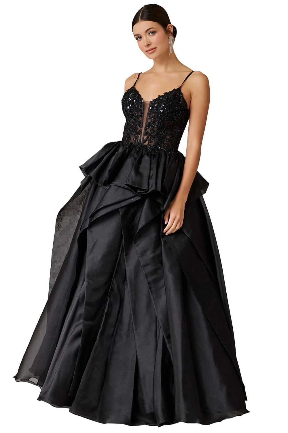 Vestido - F421368 - NEG - Reina Diaz