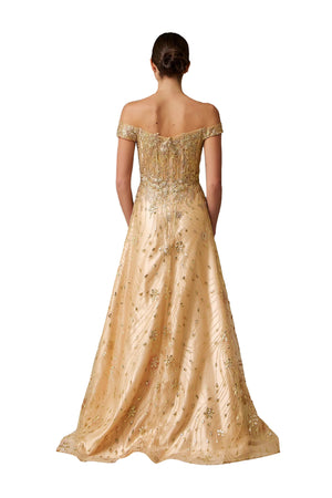Vestido - F421393 - ORO - Reina Diaz