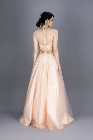 Dorothea Crystal Embroidery Vestido