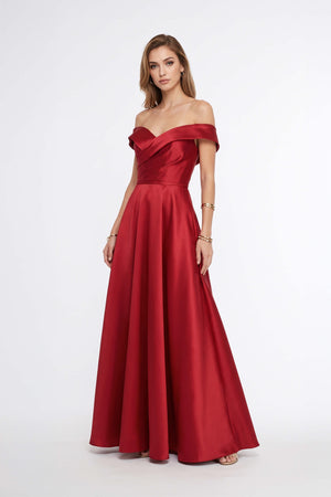 Lucia Off-Shoulder Sweetheart Vestido Fiesta 421116 ROJ