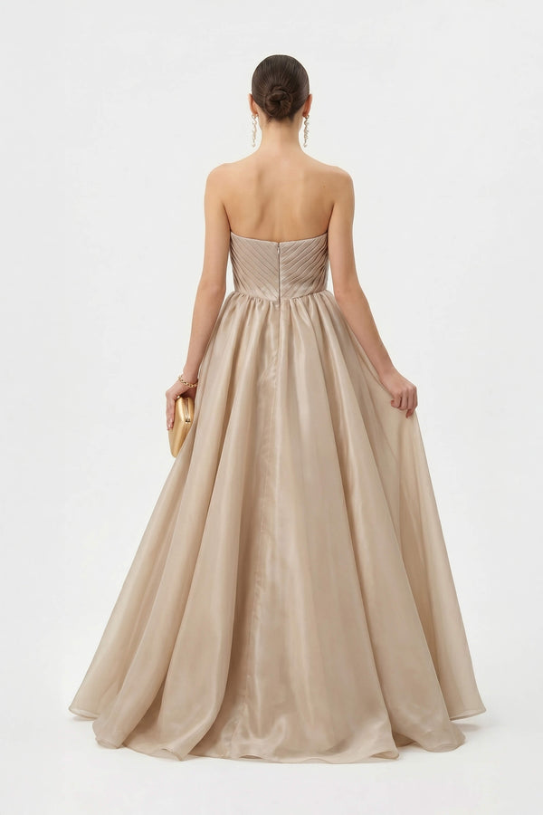 Diana Strapless Sweetheart Vestido Fiesta