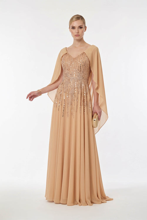 Gala Capelet Sweetheart Vestido Fiesta