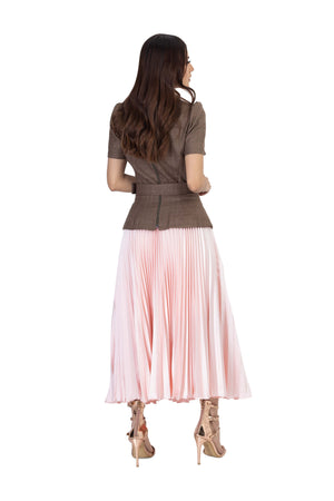 Anaís Pleated Midi Falda 541293