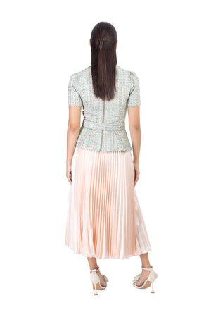 Anaís Pleated Midi Falda 541293