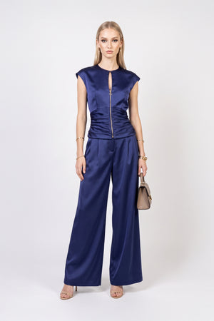 Renata High-Waist Wide-Leg Pants 532140 MAR