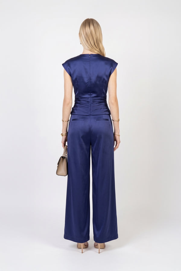 Renata High-Waist Wide-Leg Pants 532140 MAR