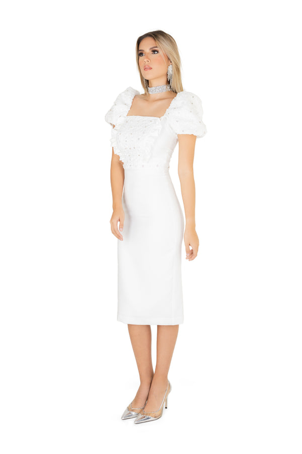 Angie Square Neck Vestido