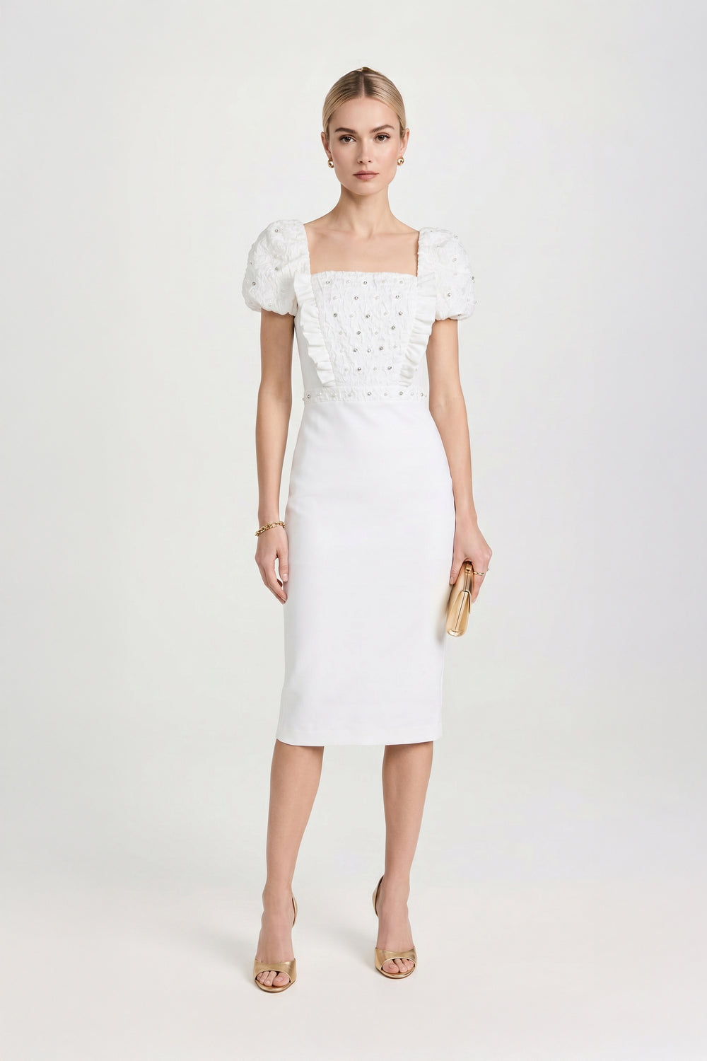 Angie Square Neck Vestido