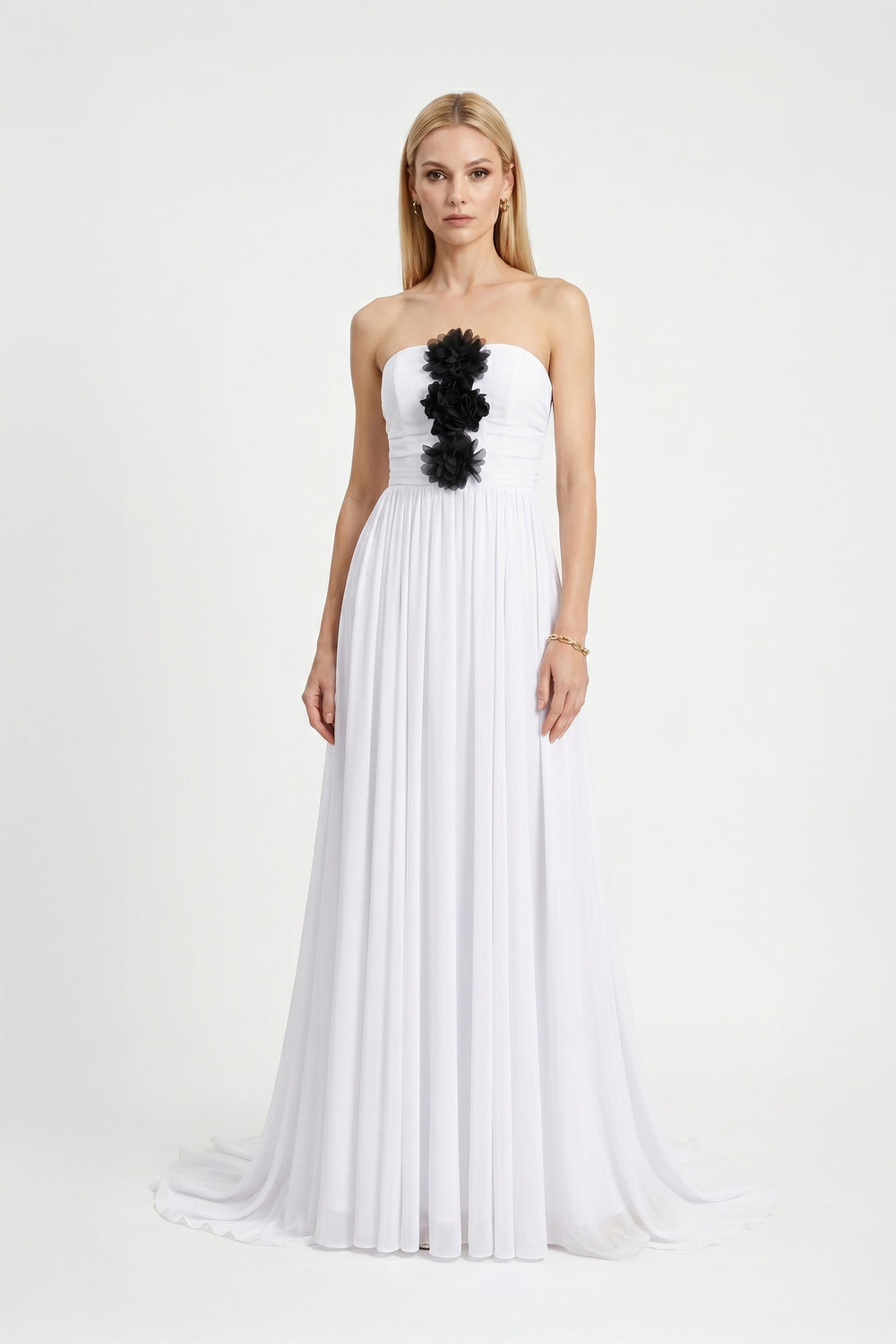 Angel Chiffon Maxi Vestido