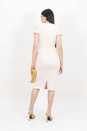 Genesis Square-Neck Vestido 525917