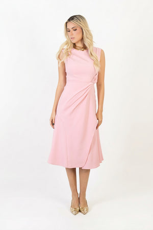 Felicity Knotted Midi Vestido 526012