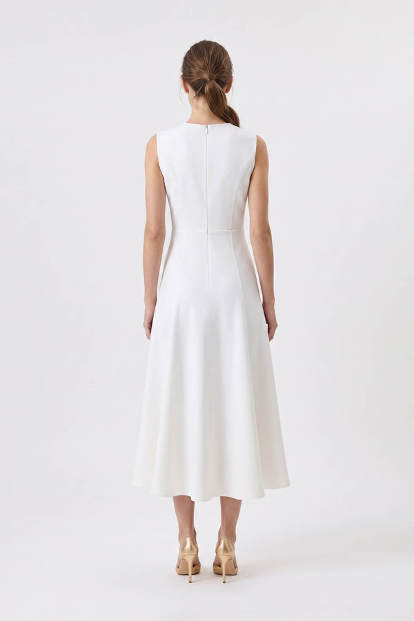 Gala Flap Pocket Midi Vestido 526304 HUE
