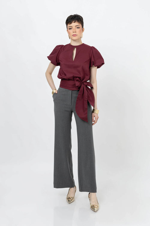 Morgan Side Ribbon Blusa 752914 VIN
