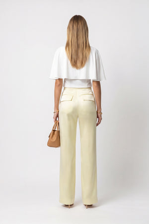 Paulina Cape Overlay Sleeveless Blusa 554308 HUE
