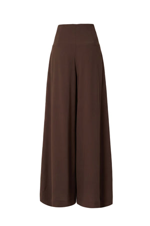 Renata Button Detail Wide-Leg Pantalón 532162 CAF