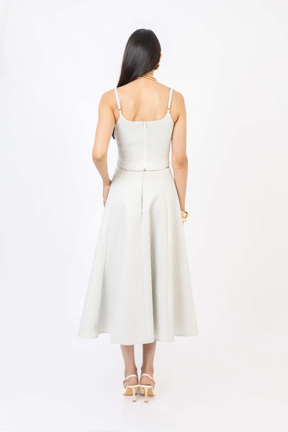Kai Jacquard Bustier Top